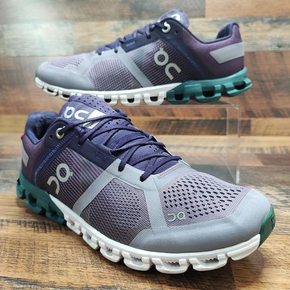On Running Shoes - On Women’s Cloudflow Purple Mesh Lace Up Running Shoes Size 9